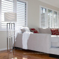 safety and good quality White window shutter door louvers plantation timber shutters